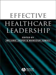 Cover of: Effective Healthcare Leadership