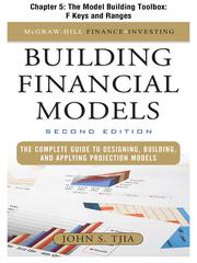 Cover of: The Model Building Toolbox: F Keys and Ranges