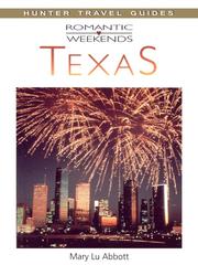 Cover of: Romantic Weekends: Texas
