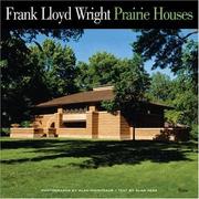 Cover of: Frank Lloyd Wright Prairie Houses by Alan Hess