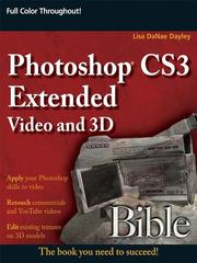 Cover of: Photoshop Extended Video and 3D Bible