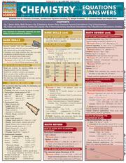 Cover of: QuickStudy - Chemistry Equations & Answers | 