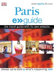 Cover of: Paris e>>guide