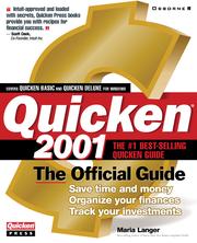 Cover of: Quicken® 2001