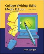 Cover of: College Writing Skills, media edition, with Student CD-ROM and User's Guide
