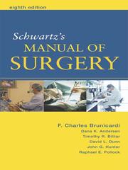 Cover of: Schwartz's Manual of Surgery by 