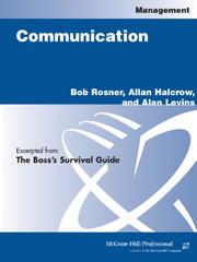 Cover of: Communication | 