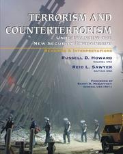 Cover of: Terrorism and counterterrorism by [edited by] Russell D. Howard, Reid L. Sawyer ; foreword by Barry R. McCaffrey.