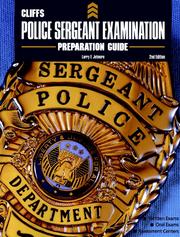 Cover of: CliffsTestPrepTM Police Sergeant Examination Preparation Guide