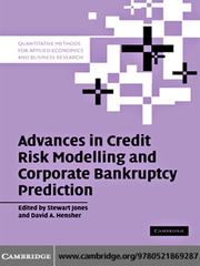 Cover of: Advances in Credit Risk Modelling and Corporate Bankruptcy Prediction