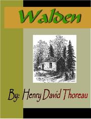 Cover of: Walden or Life in the Woods by 