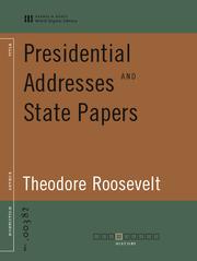 Cover of: Presidential Addresses and State Papers