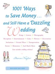 Cover of: 1001 Ways to Save Money. . . and Still Have a Dazzling Wedding