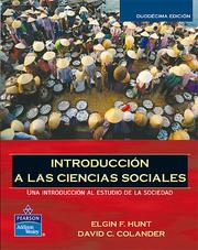 Cover of: Introduccion a las Ciencias Sociales by 