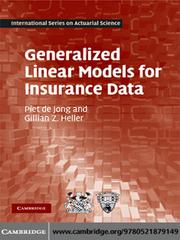 Cover of: Generalized Linear Models for Insurance Data