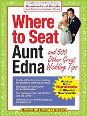 Cover of: Where to Seat Aunt Edna
