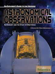 Cover of: Astronomical Observations