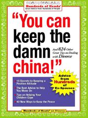 Cover of: "You Can Keep the Damn China!" by 