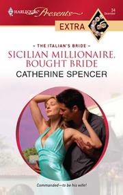 Cover of: Sicilian Millionaire, Bought Bride by 