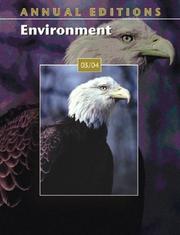 Cover of: Annual Editions: Environment 03/04