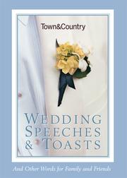 Cover of: Town & Country Wedding Speeches & Toasts