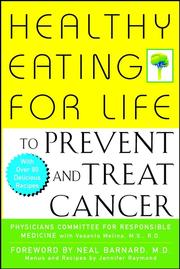 Cover of: Healthy Eating for Life to Prevent and Treat Cancer