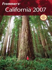 Cover of: Frommer's California 2007
