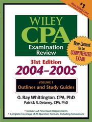 Cover of: Wiley CPA Examination Review, Outlines and Study Guides, Volume 1 | 