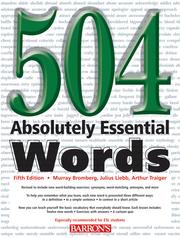 Cover of: 504 Absolutely Essential Words by 