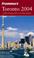 Cover of: Frommer's Toronto 2004