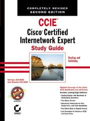 Cover of: CCIEsmall /small : Cisco Certified Internetwork Expert Study Guide by 