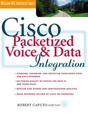 Cover of: Cisco Packetized & Voice Data Integration by 