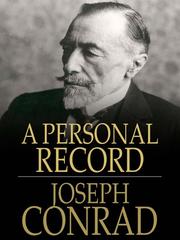 Cover of: A Personal Record by 