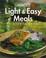 Cover of: Light and easy menus