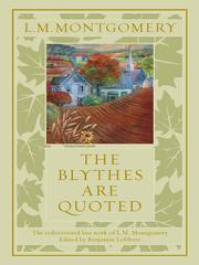 Cover of: The Blythes Are Quoted by 