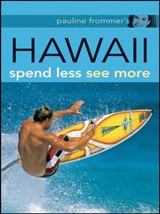 Cover of: Pauline Frommer's Hawaii