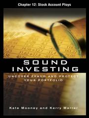 Cover of: Stock Account Plays by 