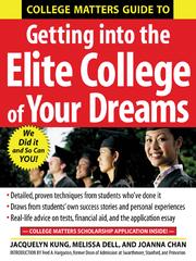 Cover of: College Matters Guide to Getting Into the Elite College of Your Dreams