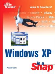 Cover of: Windows XP in a Snap