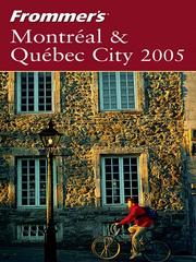 Cover of: Frommer's Montreal & Quebec City 2005