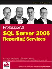 Cover of: Professional SQL Server 2005 Reporting Services by 