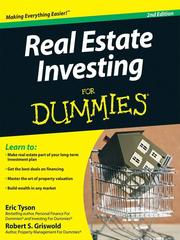 Cover of: Real Estate Investing For Dummies® | 