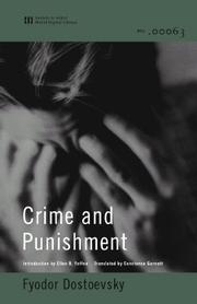 Cover of: Crime and Punishment by Фёдор Михайлович Достоевский