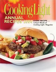 Cover of: Cooking Light Annual Recipes 2004 (Cooking Light Annual Recipes)