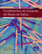 Cover of: Fundamentos de Sistemas de Bases de Datos