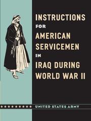 Cover of: Instructions for American Servicemen in Iraq during World War II