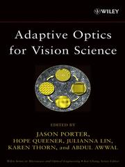 Cover of: Adaptive Optics for Vision Science
