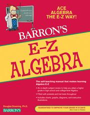 Cover of: E-Z Algebra by 