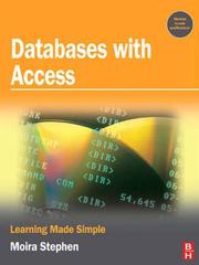 Cover of: Databases with Access