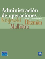 Administracion de Operaciones by Lee J. Krajewski